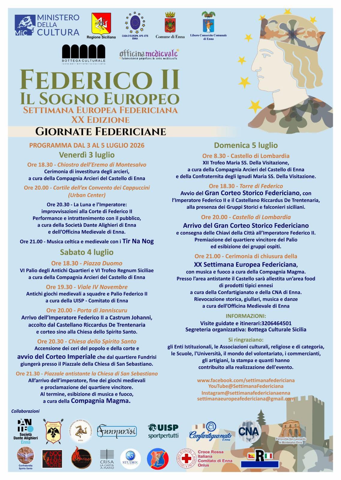 programma giornate federiciane
