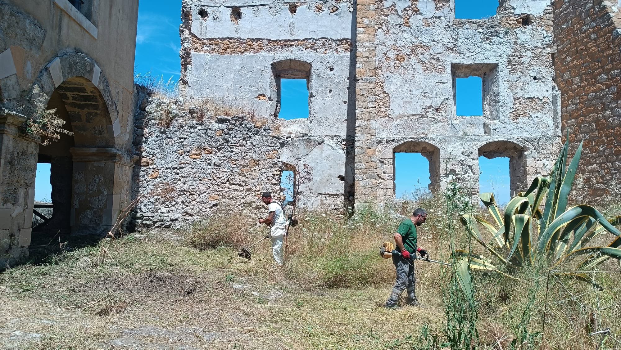 pulizia castello