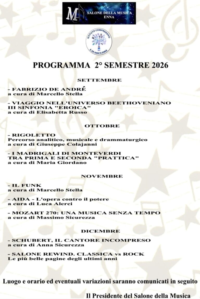 secondo semestre