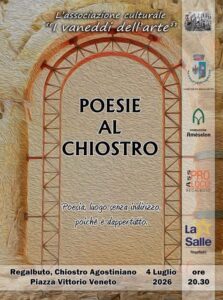 poesie al chiostro