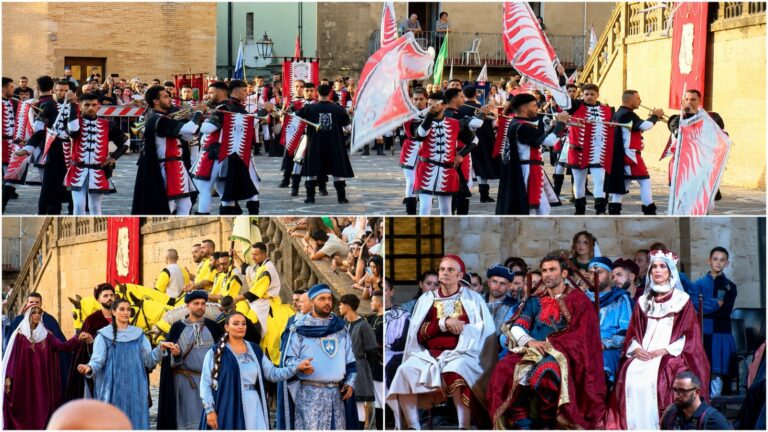 a - Alcune splendide immagini della settantunesima edizione del Palio