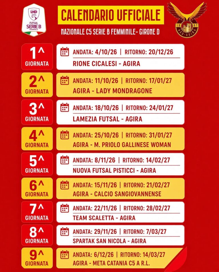 calendario agira