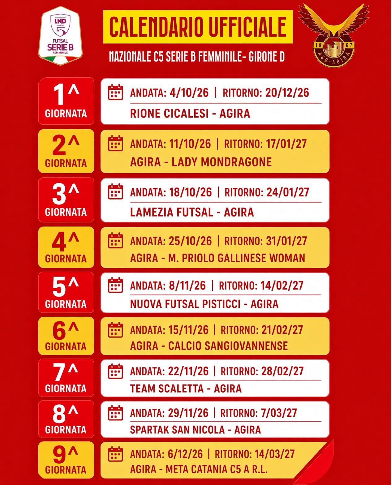 calendario agira