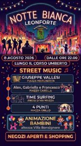 notte bianca leonforte