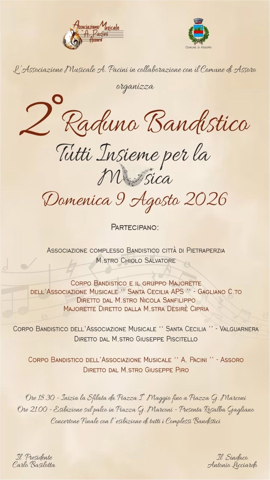 raduno bandistico Assoro