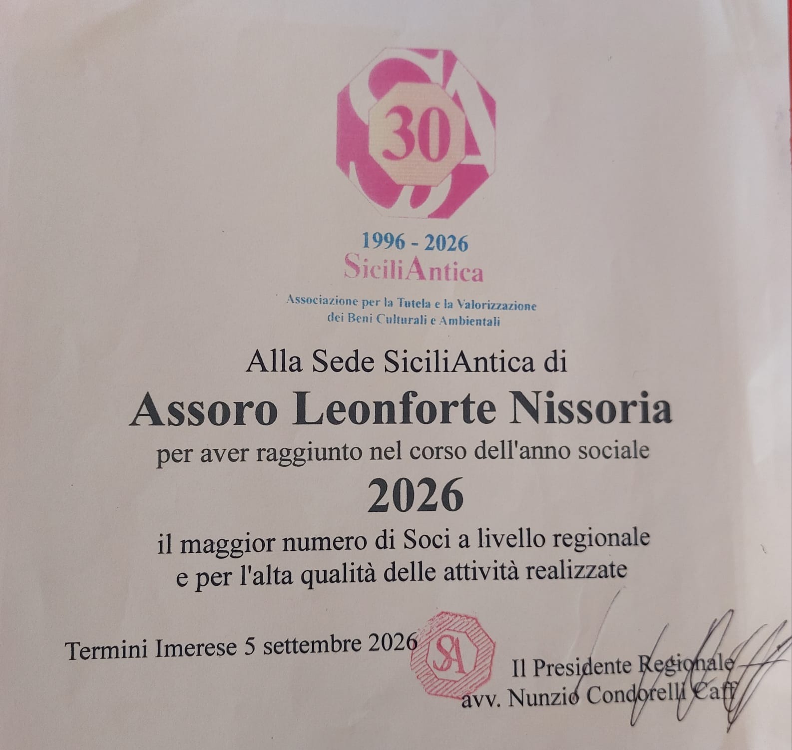 Attestato