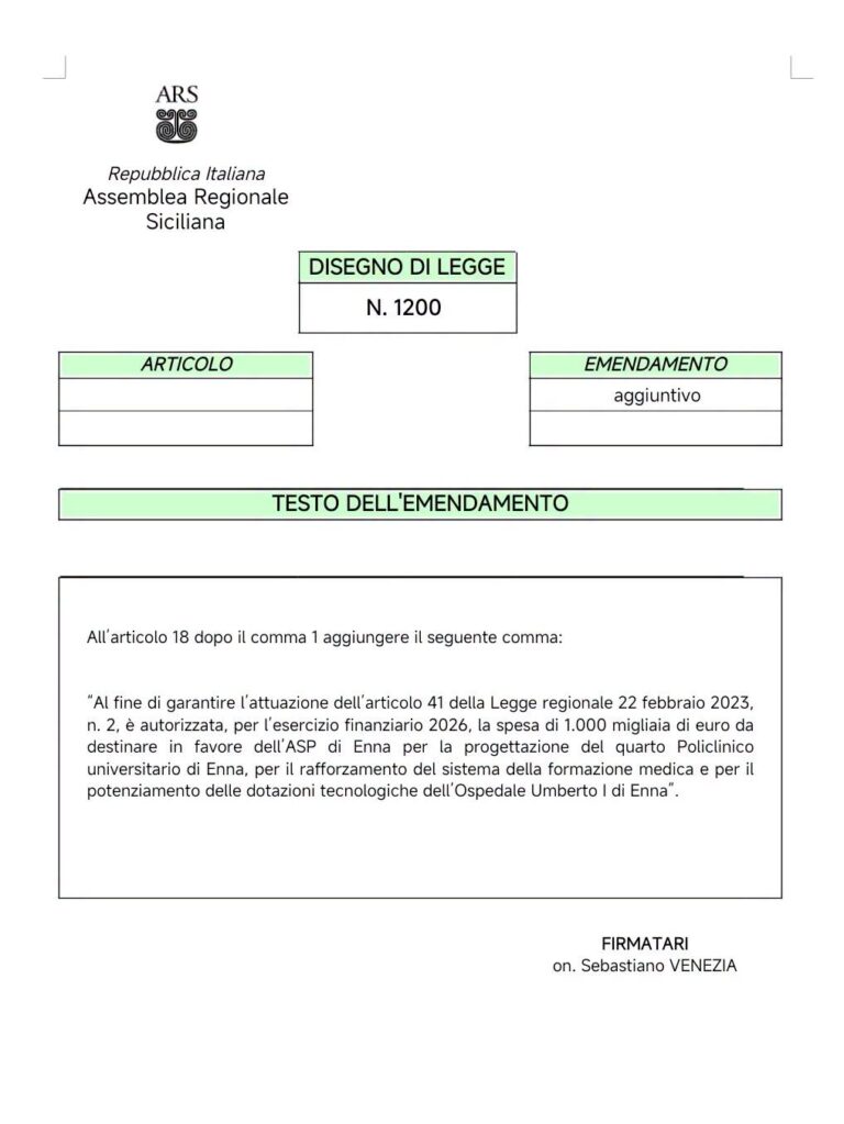 emendamento